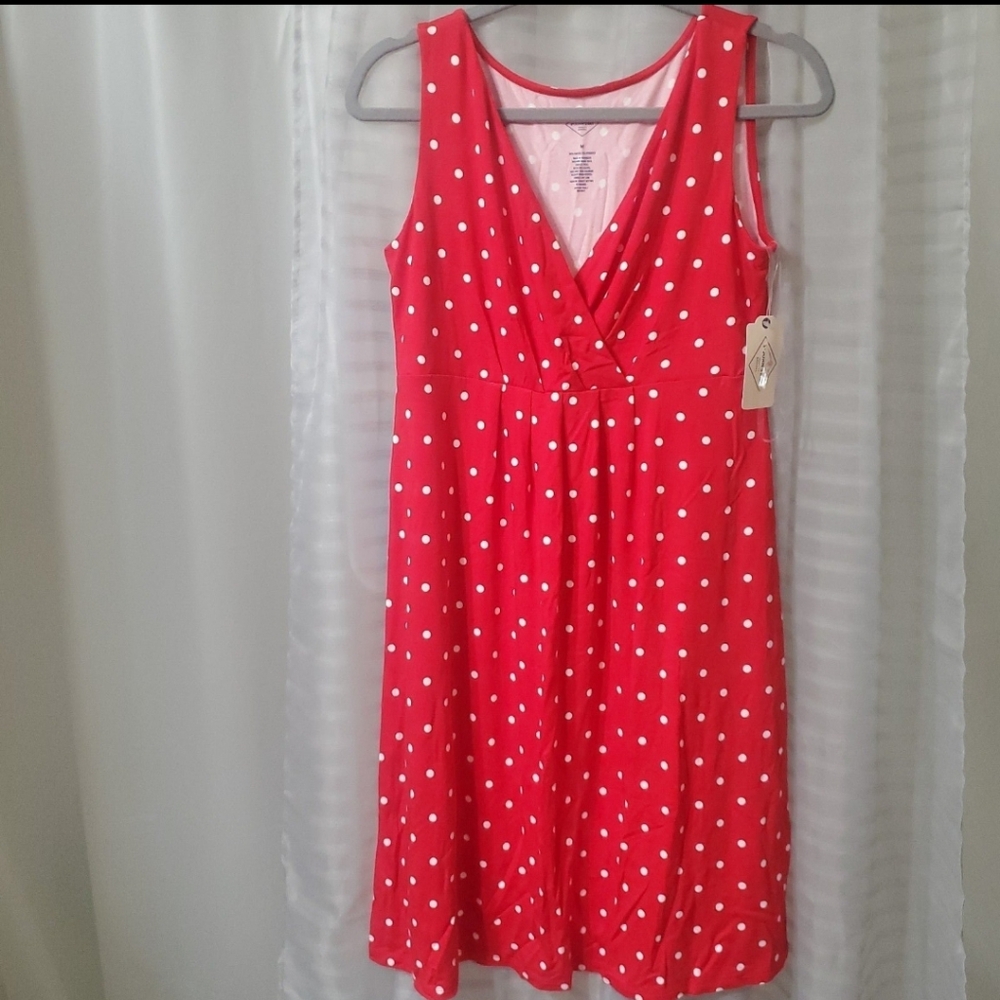 Red summer dress